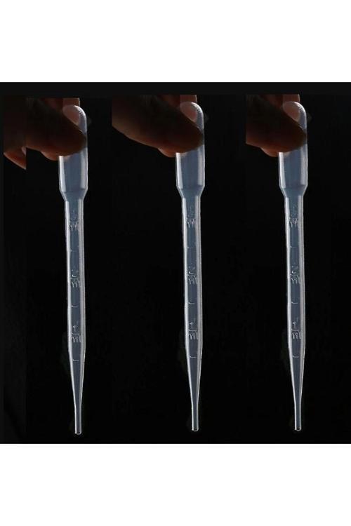 Damlalık Pastör Pipeti 3 Ml-Ölçülü (3 Adet)