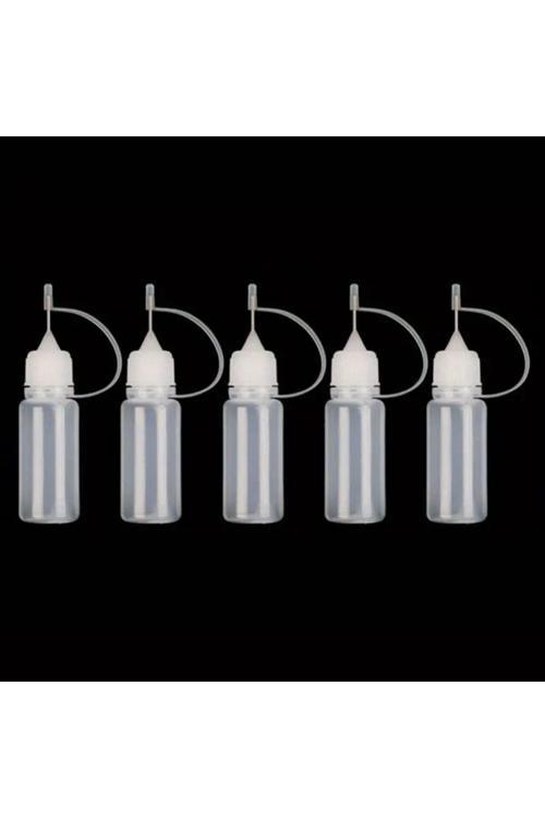 Damlalık, Aplikatör Hassas Damlalık, Çizik Onarmak, Yapıştırıcı Işleri, Hobi Işleri-10Ml-5Ad