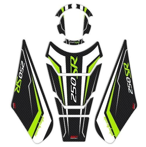 CF Moto 250 SR 2020-2024 Uyumlu Tank Pad Seti Sarı