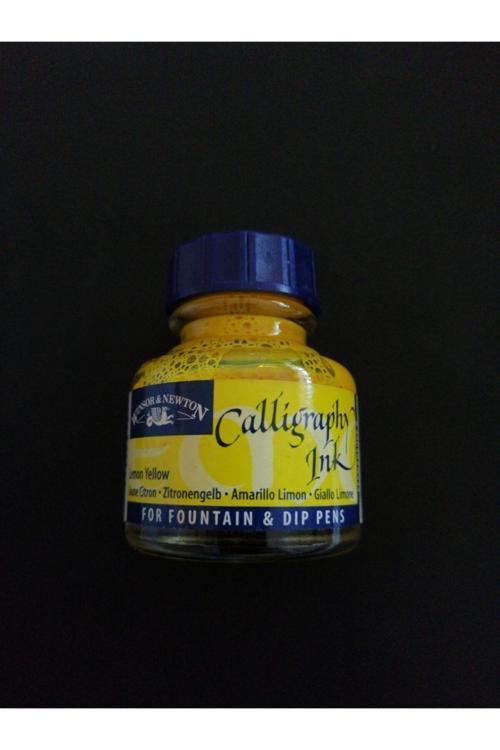 Winsor & Newton Kaligrafi Mürekkebi 30 Ml Lemon Yellow