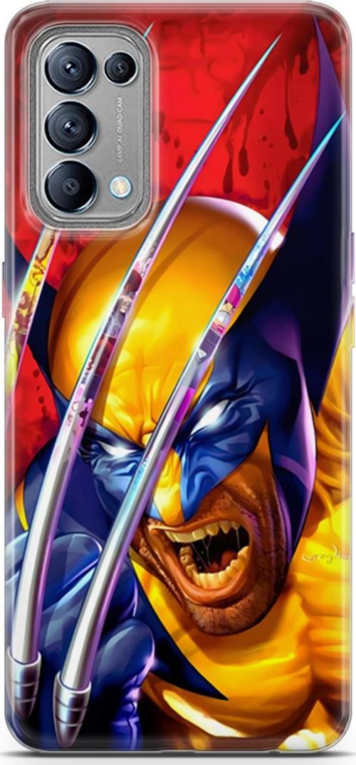 Oppo Reno 5 Uyumlu Kılıf Yapayzeka 7 Wolverine Desenli Kılıf