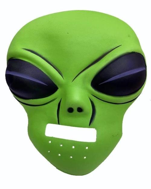 Ghoulish Productions Green Alien Mask 45x30 Cm ( Uzaylı )
