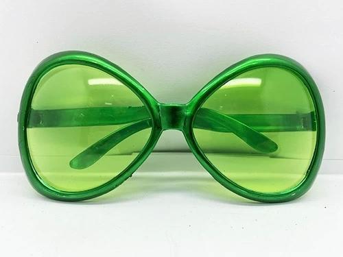 Yeşilçam Temalı Parti Gözlüğü Yeşil Renk 7x16 Cm