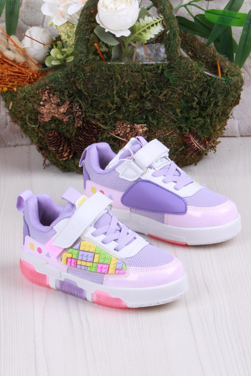 Cool Legos Rahat Hafif Sneaker Işıklı Kız Çocuk Ayakkabı