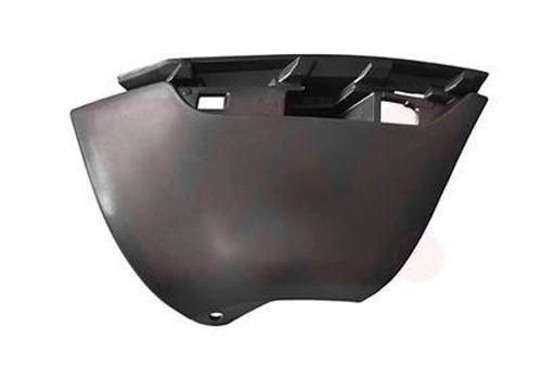 Renault Clio- 4- Sport Tourer- 2016-2019  Arka Tampon Ucu Sağ Siyah (Reflektör Delikli)(Tw) (Oem No: