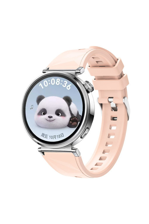 Huawei Watch Gt5 41Mm Uyumlu Zore Krd-129 Silikon Kordon Strap Kayış-Pembe