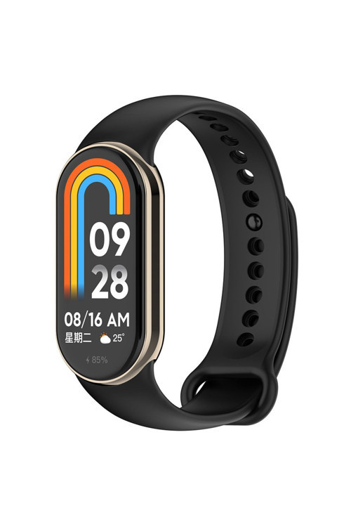 Xiaomi Mi Band 9 Serisi Klasik Kordon Silikon Strap Kayış-Siyah