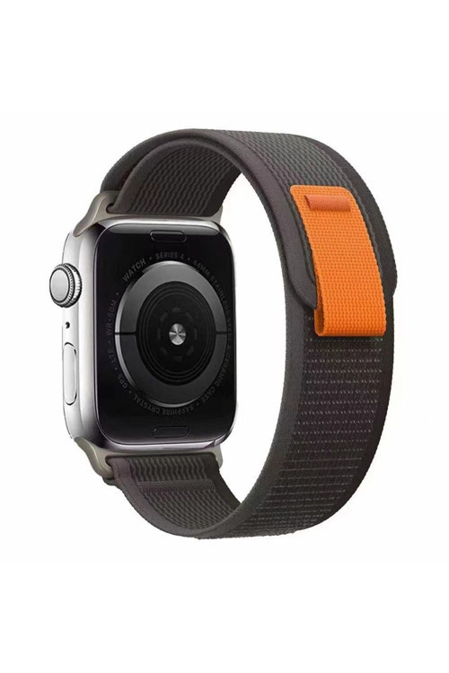 Watch 10 46Mm Uyumlu Zore Krd-77 Hasır Kordon-Siyah