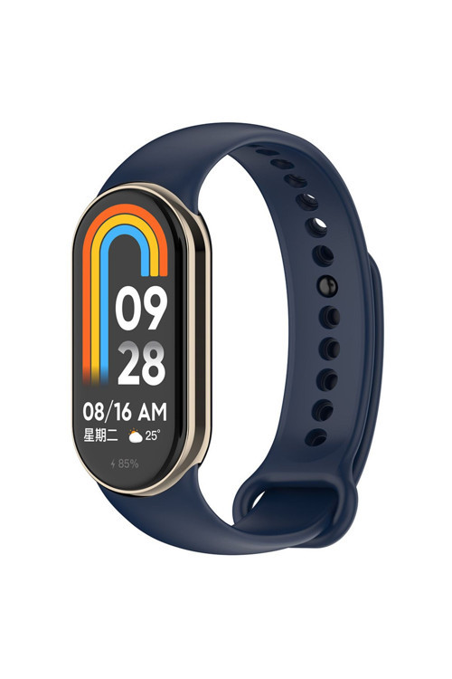 Xiaomi Mi Band 9 Serisi Klasik Kordon Silikon Strap Kayış-Midnight Blue