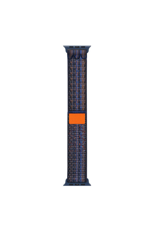 Watch 10 46Mm Uyumlu Krd-91 Hasır Kordon Strap Kayış-Mavi
