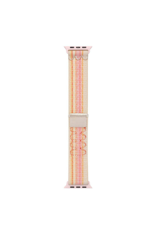 Watch 10 46Mm Uyumlu Krd-91 Hasır Kordon Strap Kayış-Pembe