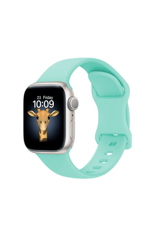 Watch 7 45Mm Uyumlu Zore Krd-131 Silikon Kordon Strap Kayış-Açık Yeşil