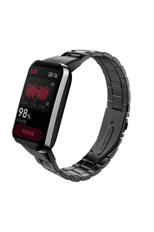 Xiaomi Mi Band 7 Pro Krd-04 Metal Kordon-Siyah