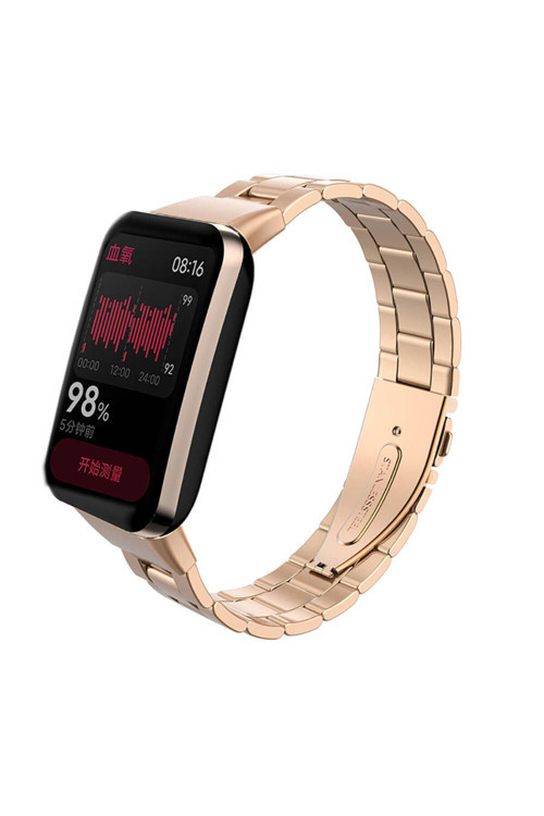 Xiaomi Mi Band 7 Pro Krd-04 Metal Kordon-Rose Gold