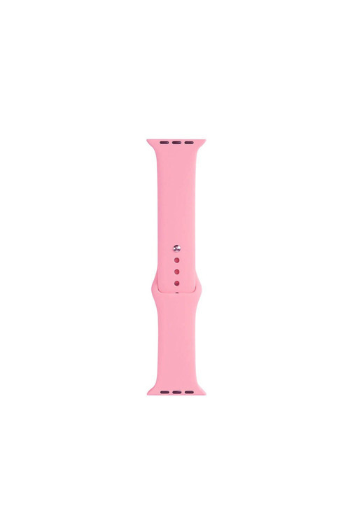 Watch 44Mm Band Serisi Klasik Kordon Silikon Strap Kayış-Pembe