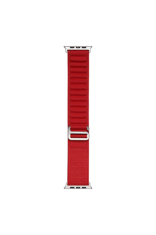 Watch 42Mm Nsm Band-74 Hasır Kordon-Kırmızı