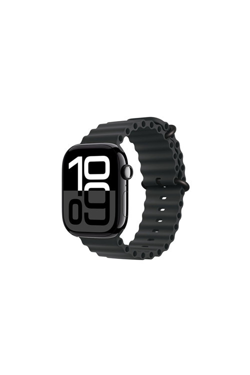 Watch 10 42Mm Uyumlu Zore Krd-75 Silikon Kordon-Mat Siyah