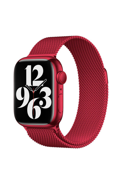 Watch 38Mm Nsm Band-01 Metal Kordon-Kırmızı