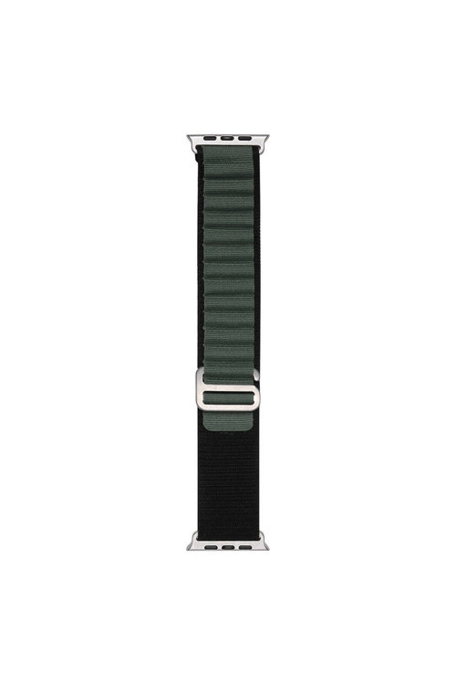Watch 40Mm Nsm Band-74 Hasır Kordon-Siyah-Yeşil