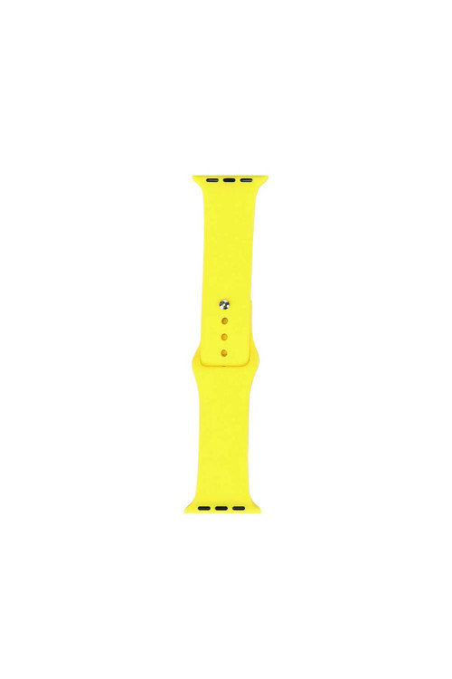 Watch 44Mm Band Serisi Klasik Kordon Silikon Strap Kayış-Sarı