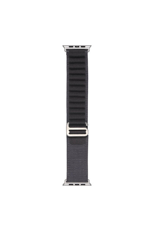 Watch 38Mm Nsm Band-74 Hasır Kordon-Koyu Gri