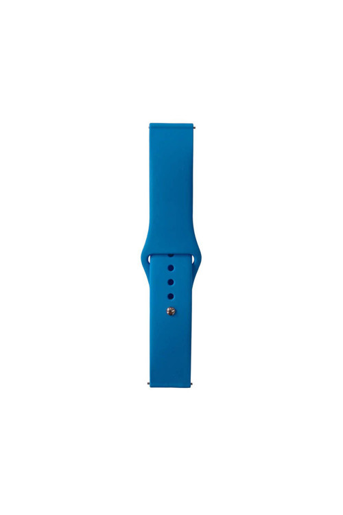 Xiaomi Amazfit Pace Band Serisi 22Mm Klasik Kordon Silikon Strap Kayış-Mavi
