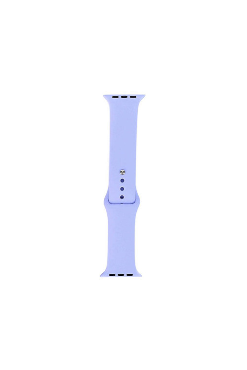 Watch 42Mm Band Serisi Klasik Kordon Silikon Strap Kayış-Lila