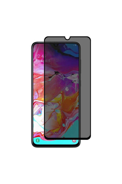 Huawei P Smart 2019 Uyumlu Davin 5D Privacy Cam Zore Ekran Koruyucu
