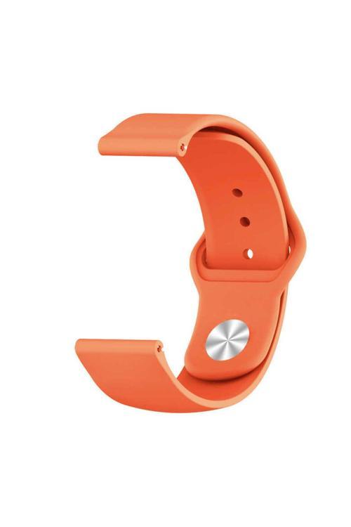 Xiaomi Amazfit Pace Krd-11 22Mm Uyumlu Zore Kordon-Turuncu
