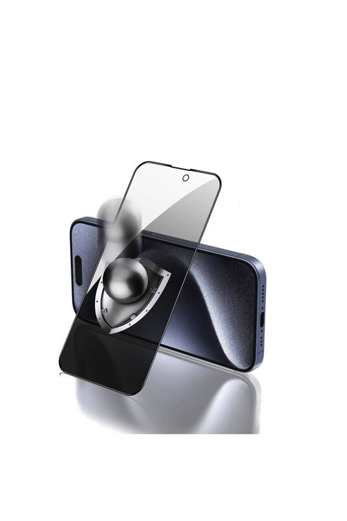İphone 15 Uyumlu Rika Premium Privacy Temperli Cam Ekran Koruyucu