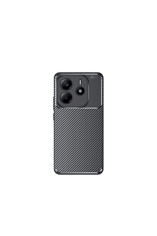 Xiaomi Redmi Note 14 5G Uyumlu Kılıf Zore Negro Silikon Kapak-Siyah