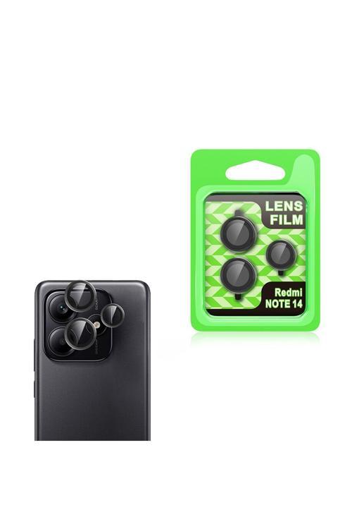 Redmi Note 14 5G Zore Cl-07 Kamera Lens Koruyucu - Siyah