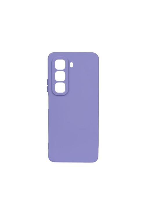 İnfinix Hot 50 5G Kılıf Zore Biye Silikon - Lila