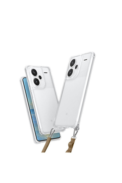 Xiaomi Redmi Note 13 Pro Plus 5G Uyumlu Kılıf Airbagli Takılabilir Askı Aparatlı Zore Snap Silikon K