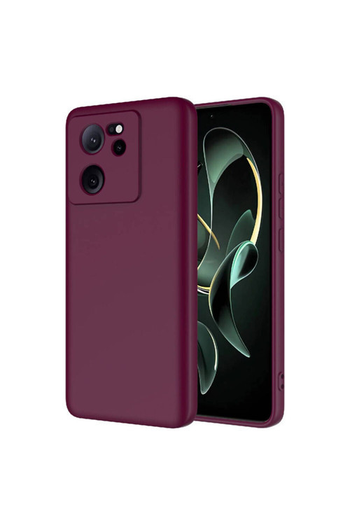 Xiaomi Mi 13T Pro Uyumlu Zore Mara Lansman Kılıf-Koyu Mor