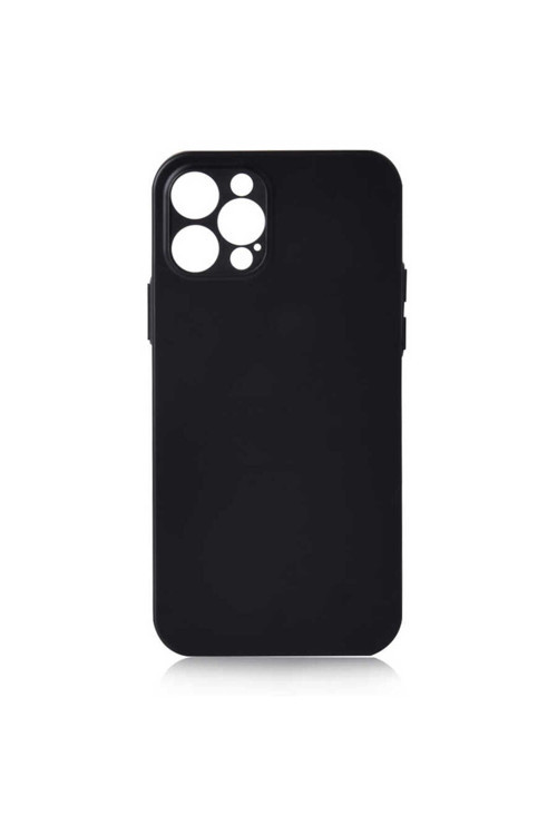 İphone 12 Pro Max Uyumlu Slims Kılıf-Siyah