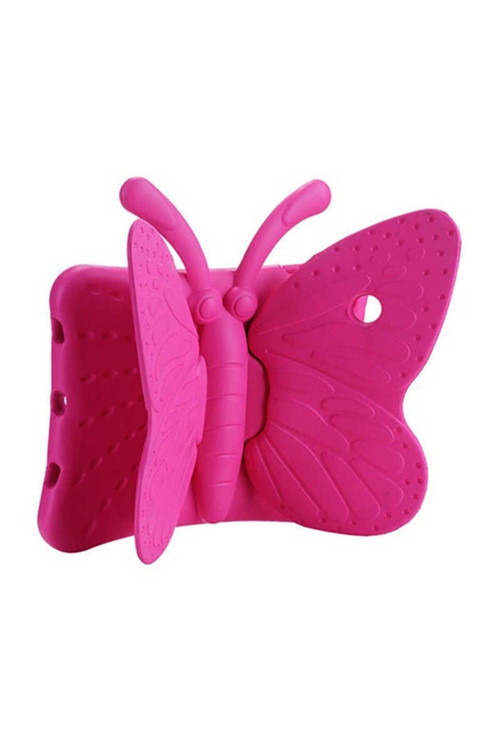 İpad Mini 4 Zore Butterfly Standlı Tablet Kılıf - Pembe Koyu
