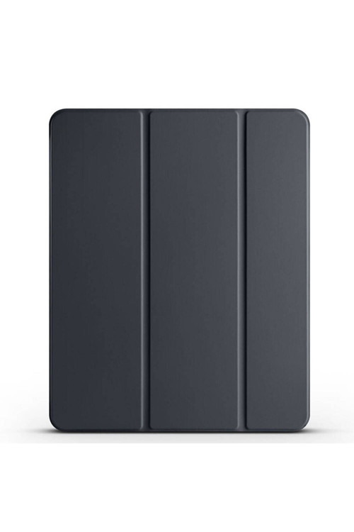 İpad Air 13 2025 M3 Zore Smart Cover Kalem Bölmeli Standlı 1-1 Kılıf - Siyah