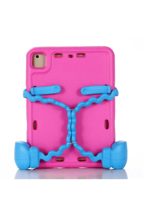 İpad 6 Air 2 Zore Eva Boxer Tablet Silikon - Pembe Koyu
