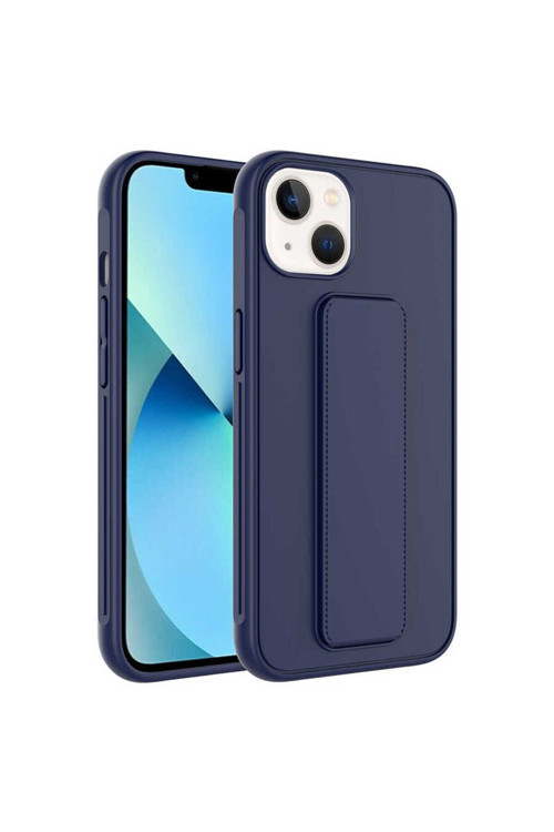 İphone 14 Plus Uyumlu Zore Qstand Kılıf-Lacivert