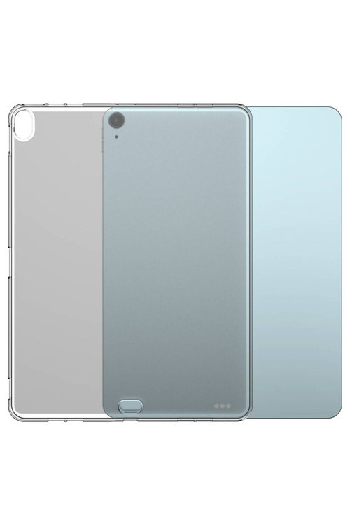 İpad Air 13 2025 M3 Kılıf Zore Tablet Süper Silikon Kapak - Şeffaf