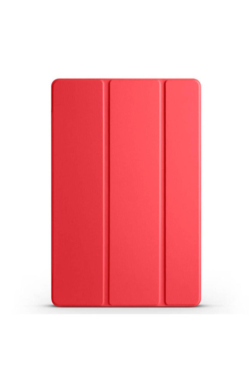 Galaxy Tab A9 Plus Zore Smart Cover Standlı 1-1 Kılıf-Kırmızı