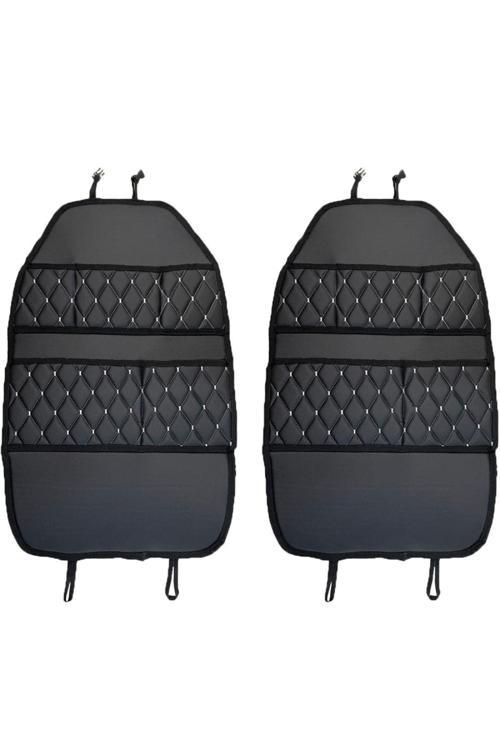 Audi A6 2011-2015 Arası Oto Koltuk Arkası Organizer Suni Deri 2 Adet 013