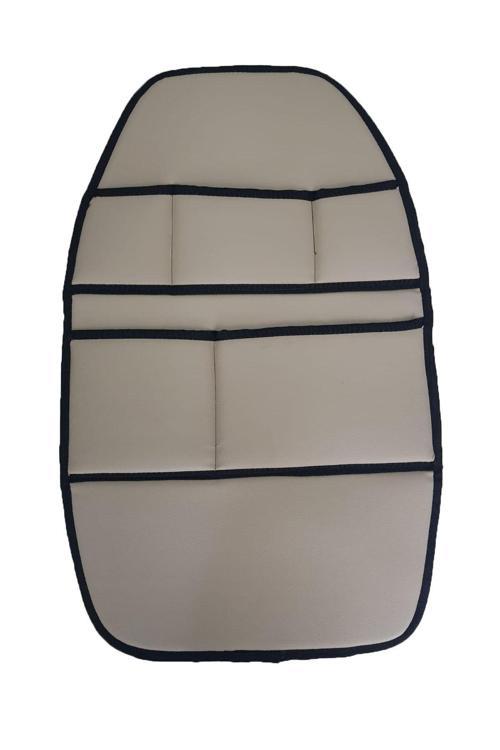 Hyundai Ix35 2010-2015 Arası Uyumlu Oto Koltuk Arkası Organizer Suni Deri 1 Adet Bej