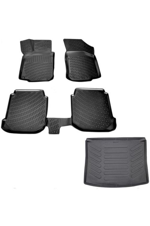 Vw Golf 4 Uyumlu 3D Havuzlu Paspas + Bagaj Havuzu 1998-2004 Arası