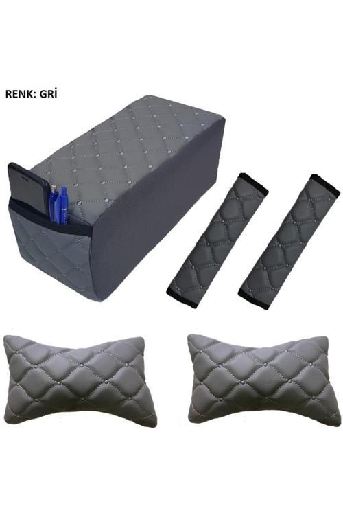 Dokker Emniyet Kemer Konforu+Kolçak+Boyunluk 2012-2021 Arası Gri