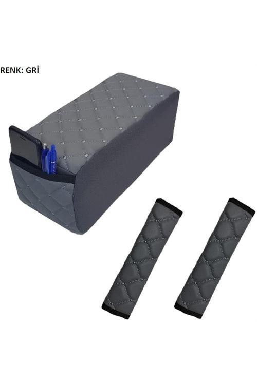 Dokker Emniyet Kemer Konforu+Kolçak 2012-2021 Arası Gri