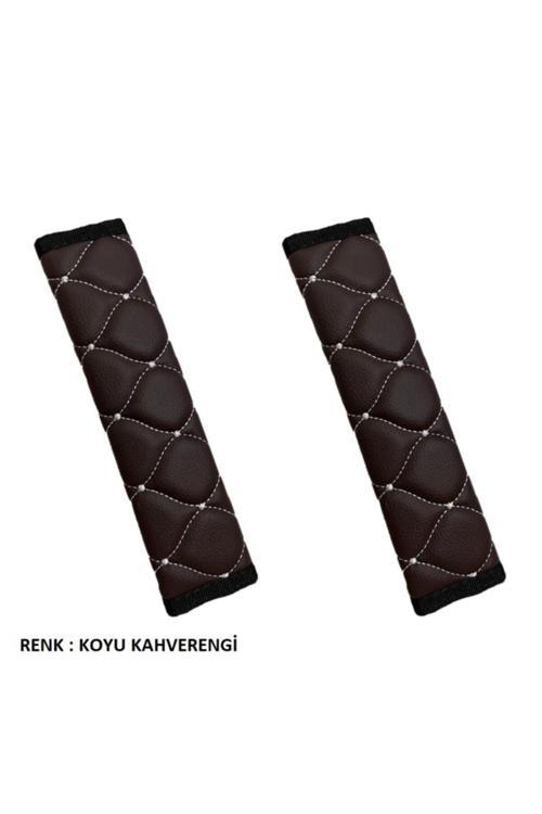 Skoda Fabia 2009 - 2014 Arası Emniyet Kemer Konforu Renk-Kahverengi