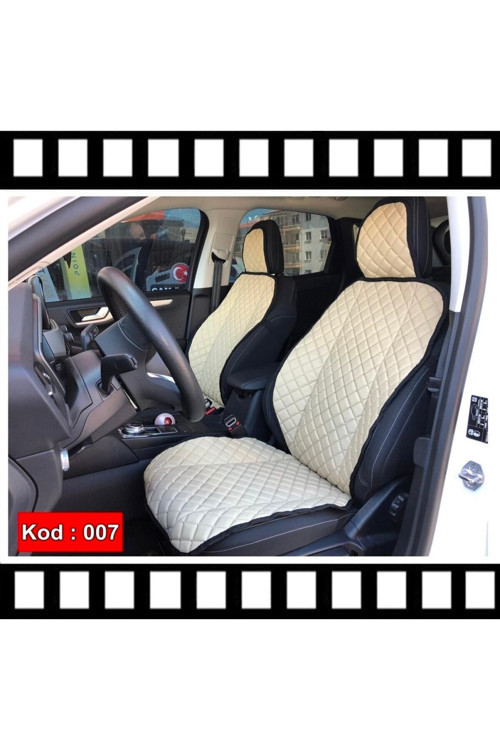 Ford C-Max 2003-2010 Arası Ön Iki Lüks Koltuk Minderi Mnd007