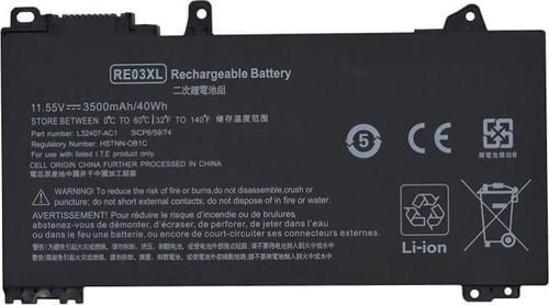 Hp  RE03XL  Notebook Bataryası Pili